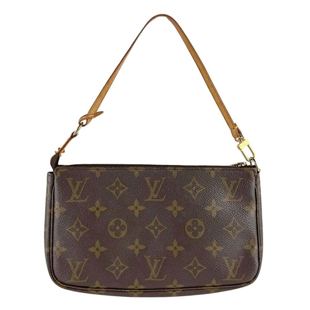LOUIS VUITTON Brown Monogram Canvas Pochette Mini Bag - Picture 3 of 12